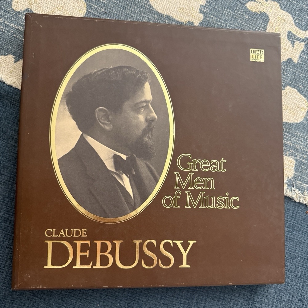 Claude Debussy Great Men Of Music 4 LP Vinyl Box Set Time Life Records